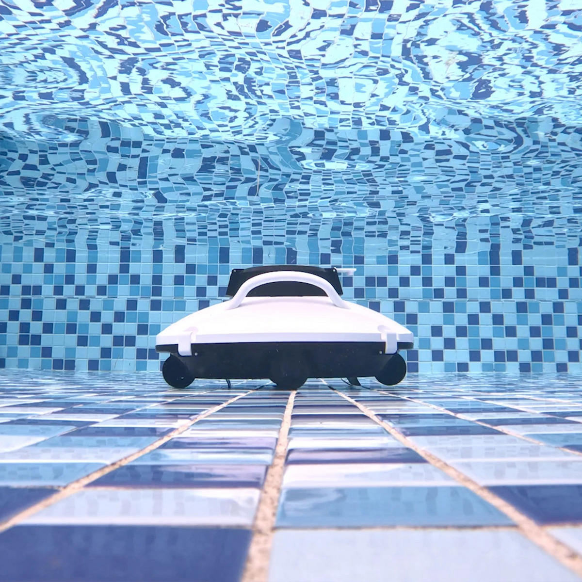 POOLROBOTER Kabellos, Elektrisch - Weiß, Kunststoff (36.7/31cm) - Kaket