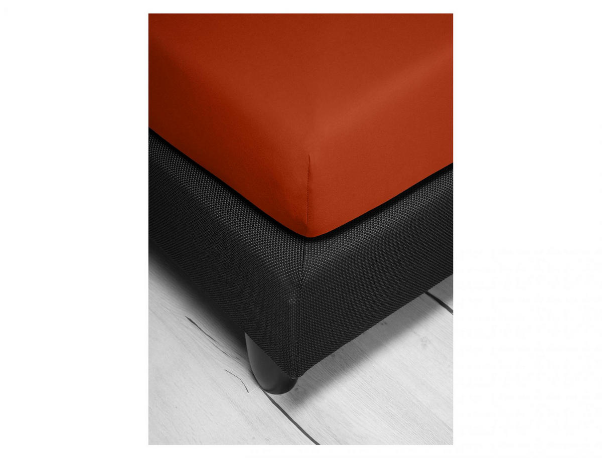 SPANNBETTTUCH MERKUR 0006 - Orange, Textil (100/200cm) - Irisette