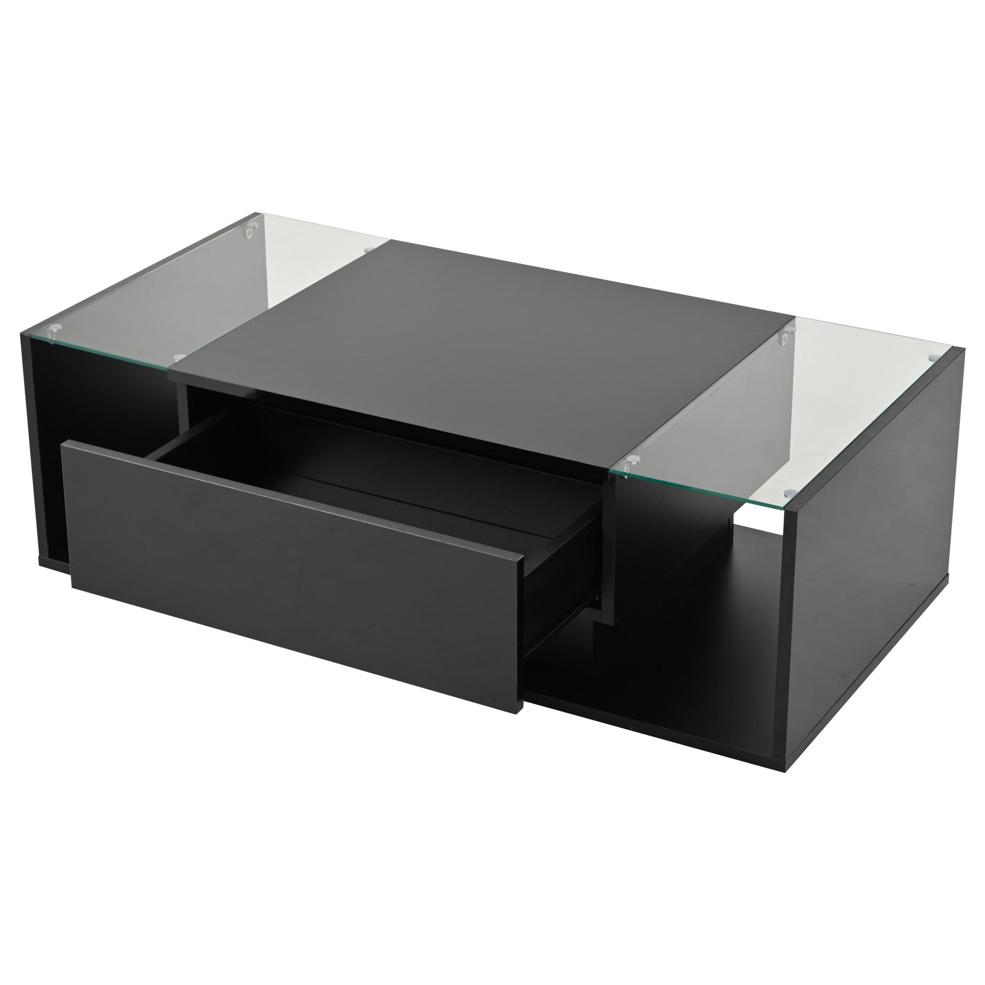 COUCHTISCH Schwarz - Schwarz, Holzwerkstoff (100/50/31cm)