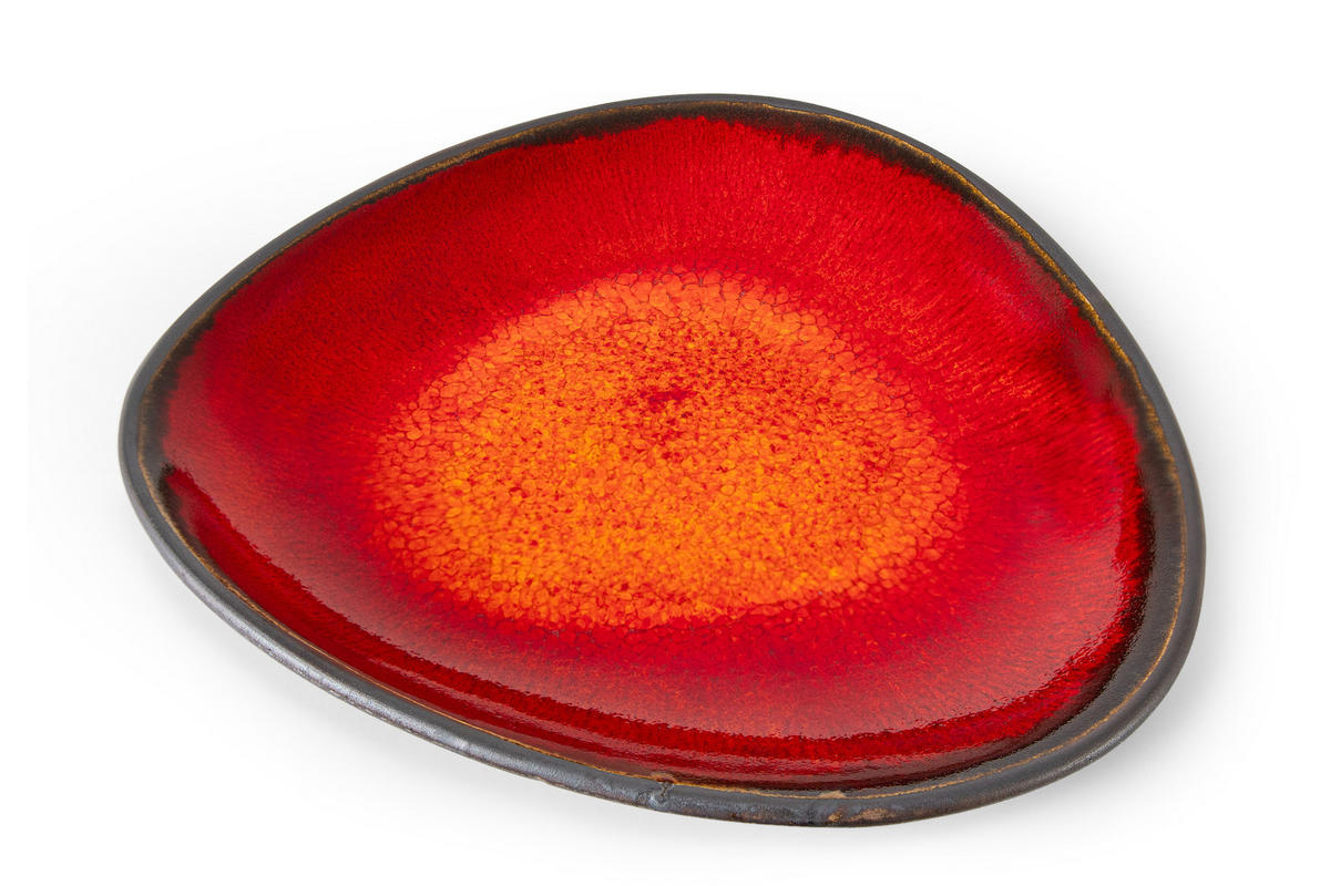 TIEFER TELLER PRIMA, Rot - Rot, Keramik (30/32/5cm) - KONSIMO®