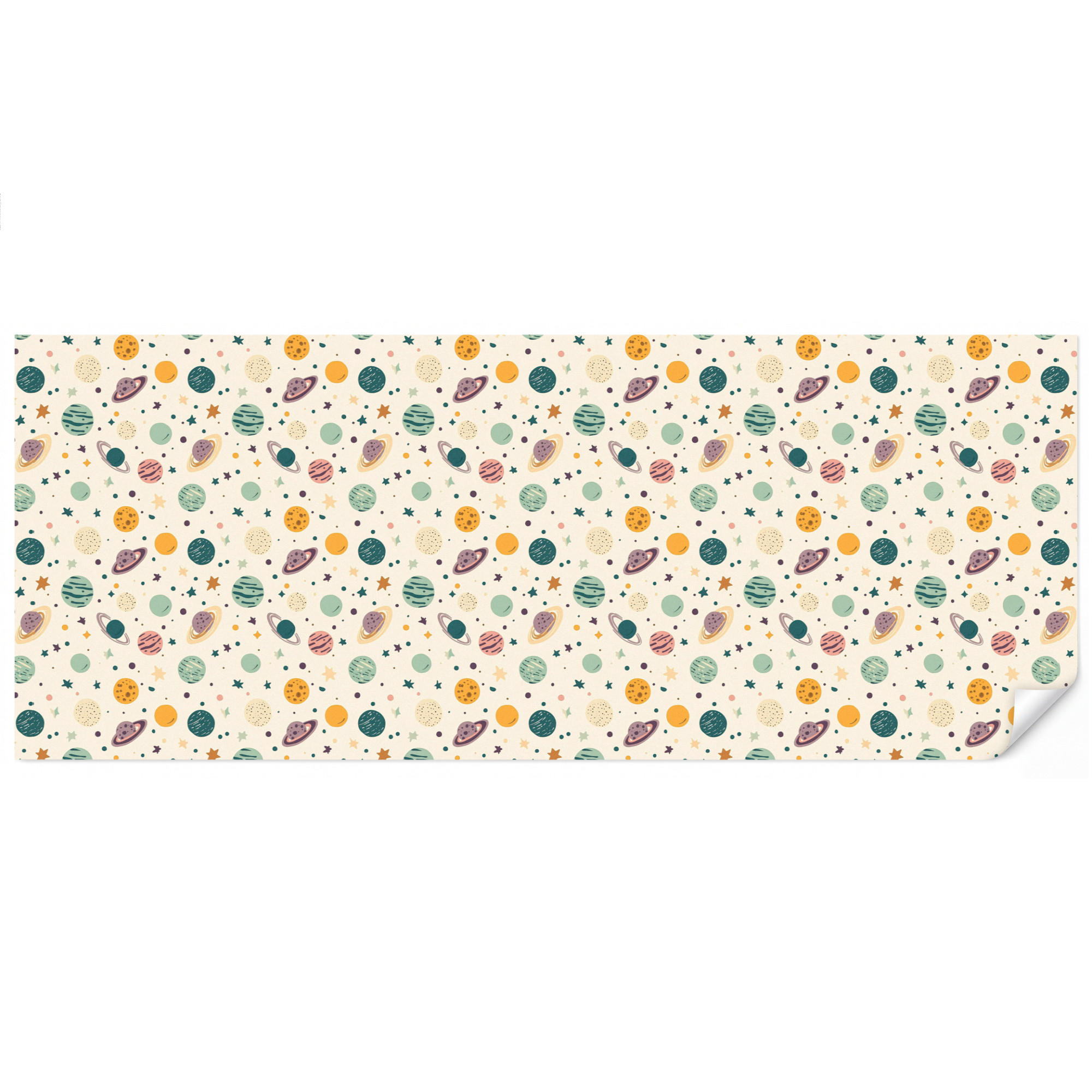OnlyWow Kindertapete Creme 500x200 cm
