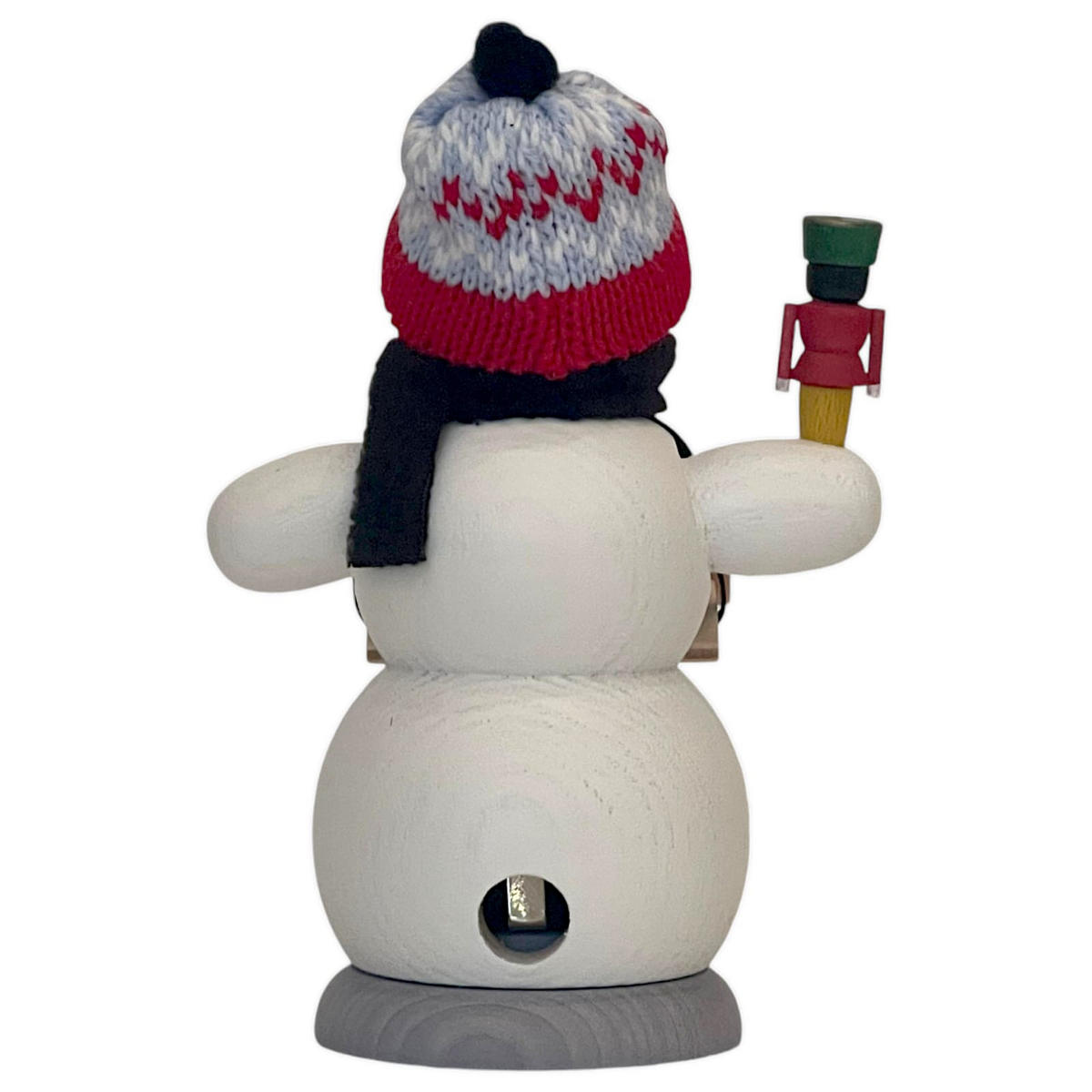RÄUCHERFIGUR Räuchermännchen Schneemann als Weihnachtsmarkthändler 13 cm - Multicolor, Holz (6/13/10cm)