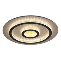 LED DECKENLEUCHTE Jayden Grau Gold - Grau, Metall (45/45/5.5cm) - Globo Lighting