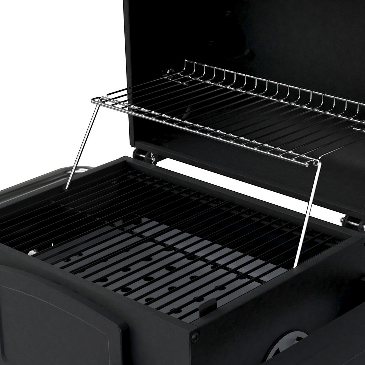 HOLZKOHLEGRILL HERO - Schwarz, Metall (87/108/57cm) - TAINO