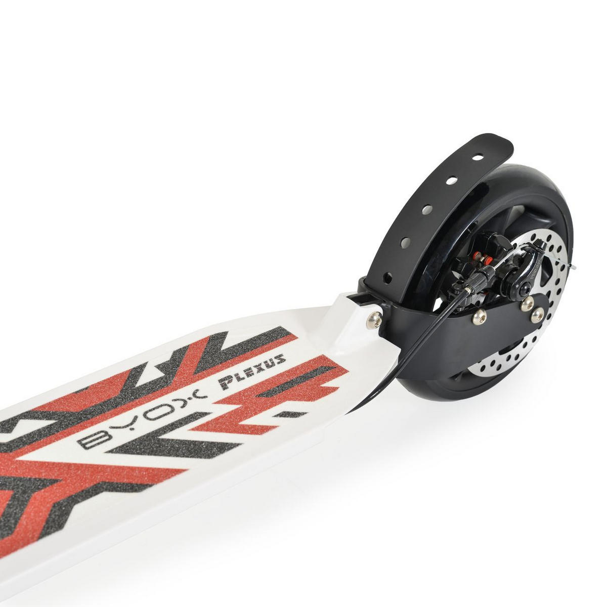 KINDERROLLER Plexus weiß uni Bremse Stoßdämpfer Flaschenhalter bis 100 kg - Weiß, Metall (93/40/80cm)