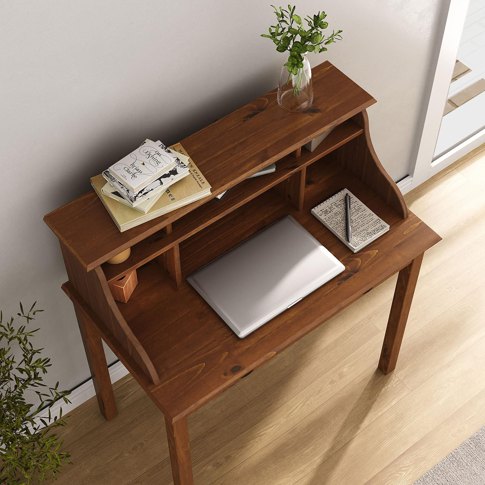 SEKRETÄR MARLENE - Kastanienfarben, Holz (50/90/101cm) - IDIMEX