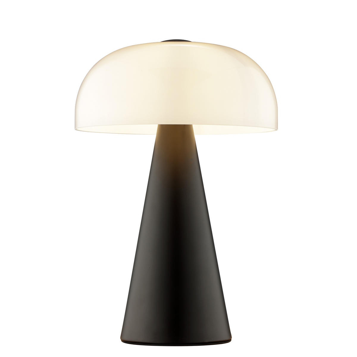 TISCHLEUCHTE Crescent Schwarz 24/24/35,3 cm - Schwarz, Metall (24/24/35.3cm) - Brilliant