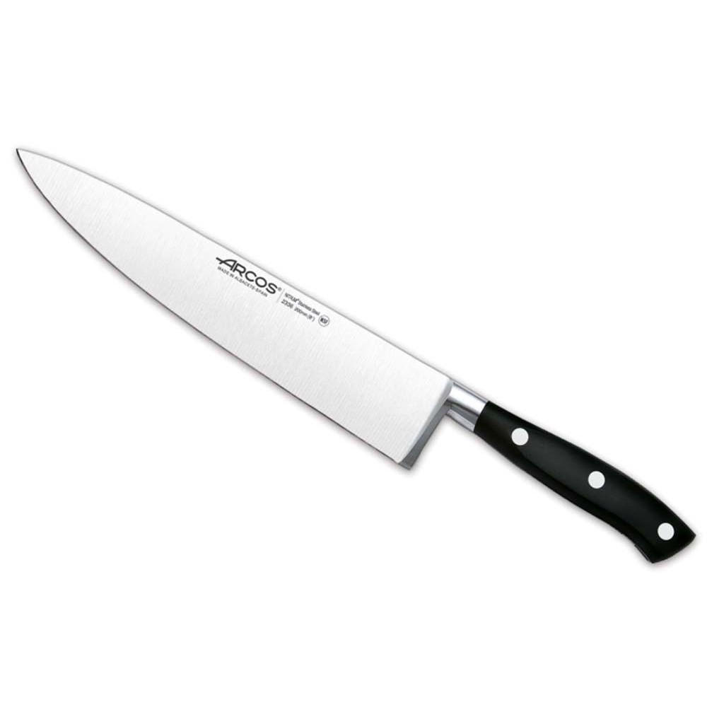 KOCHMESSER Silber 32.5/4.5/32.5 cm 233600 - Silberfarben, Metall (32.5cm) - Arcos