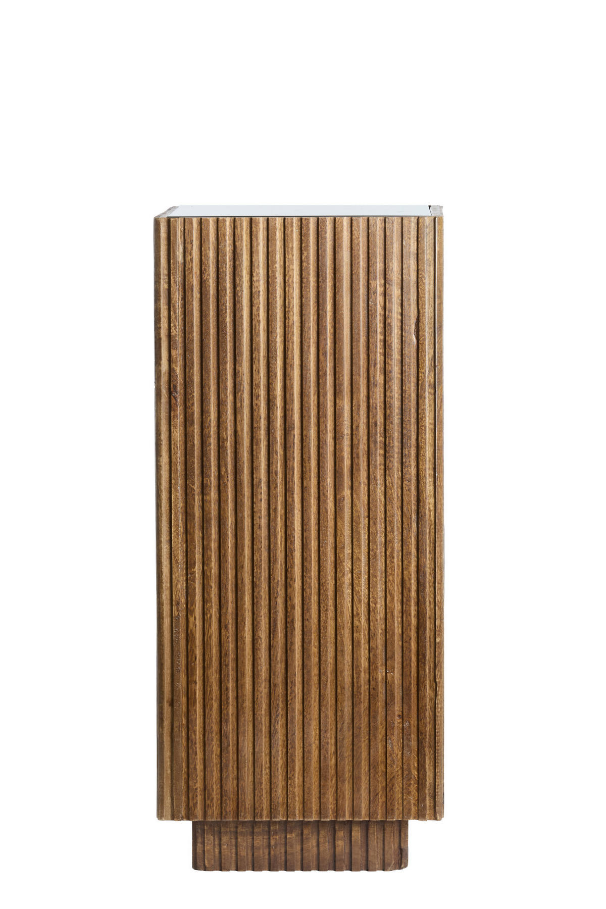 SÄULE Gatura Braun 35/35/80 cm - Braun, Holz (35/35/80cm) - Light & Living