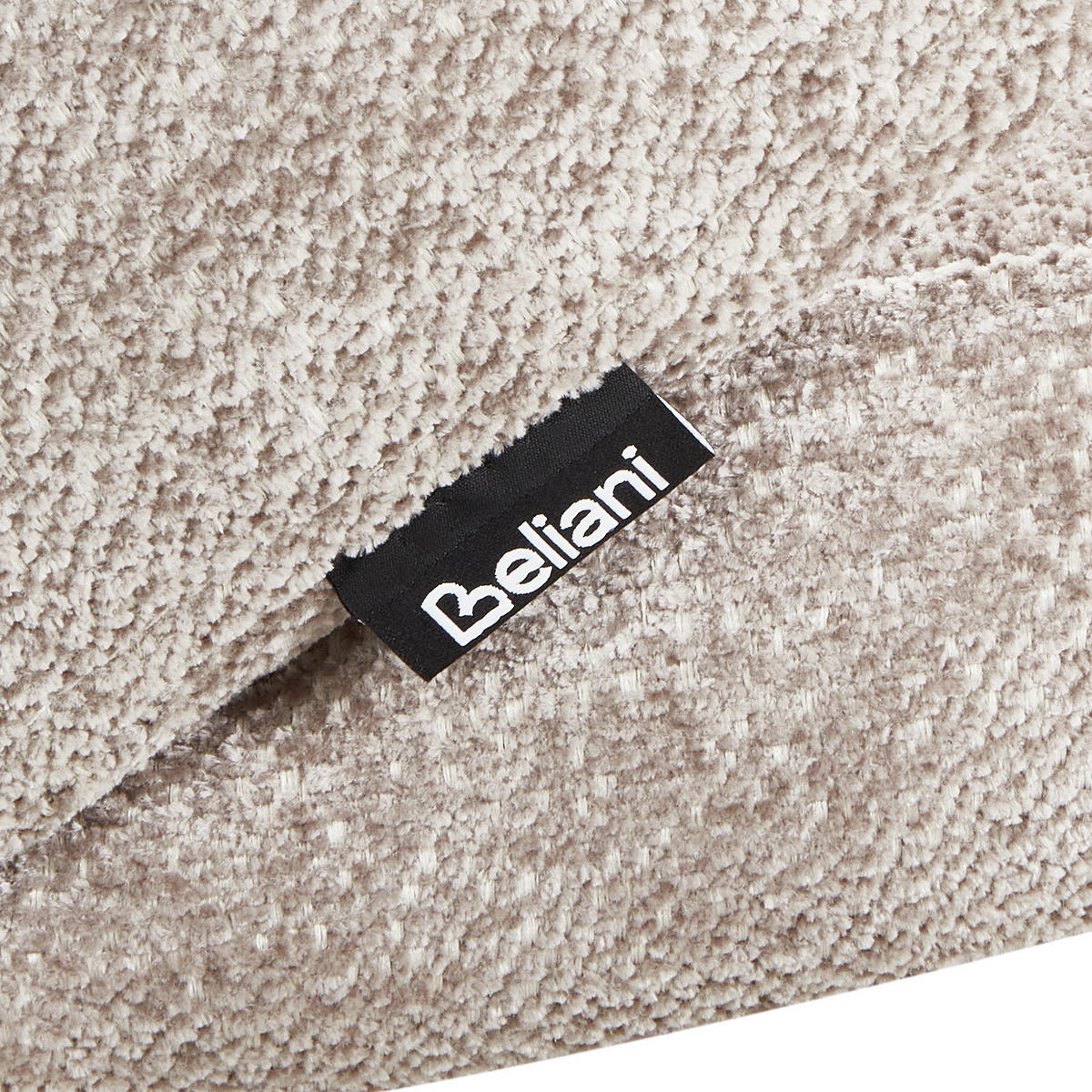 SCHAUKELSTUHL Taupe Viken - Taupe/Braun, Textil (66/87/74cm) - Beliani