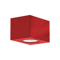 DECKENLEUCHTE - Rot, Metall (8/12/7cm) - Lumicom