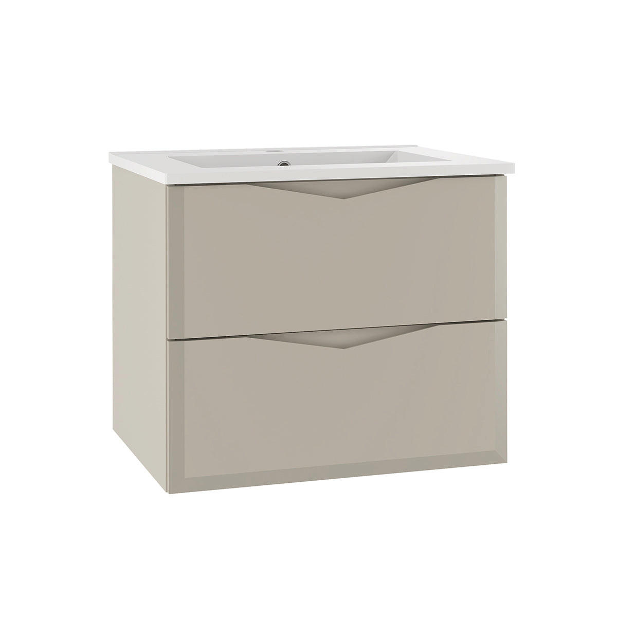 WASCHTISCH 60cm Ellie Kaschmir - Beige, Holzwerkstoff (60/50/45.8cm) - Petits-meubles