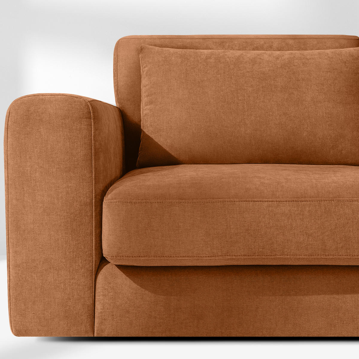 ECKSOFA XL rechts VERUS - Rot, Holz/Holzwerkstoff (377/328cm) - KONSIMO®