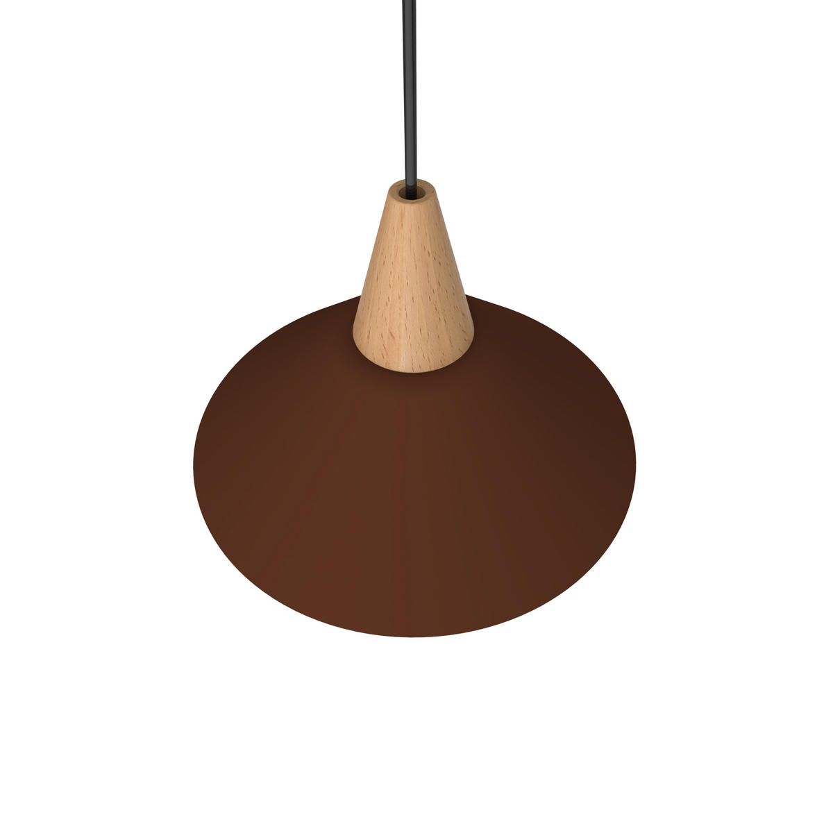 HÄNGELEUCHTE Funnel D25 - Dunkelbraun, Metall (25/25/16cm) - Lumicom