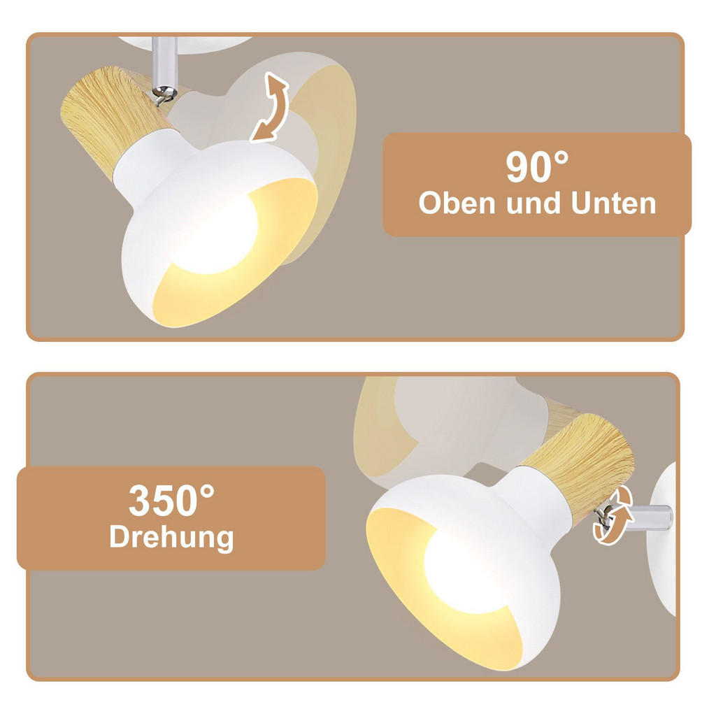 Thumbnail - Nettlife Deckenstrahler, Weiß, Metall, 10x140x11 cm, Lampen & Leuchten, Innenbeleuchtung, Spots & Strahler, Deckenspots