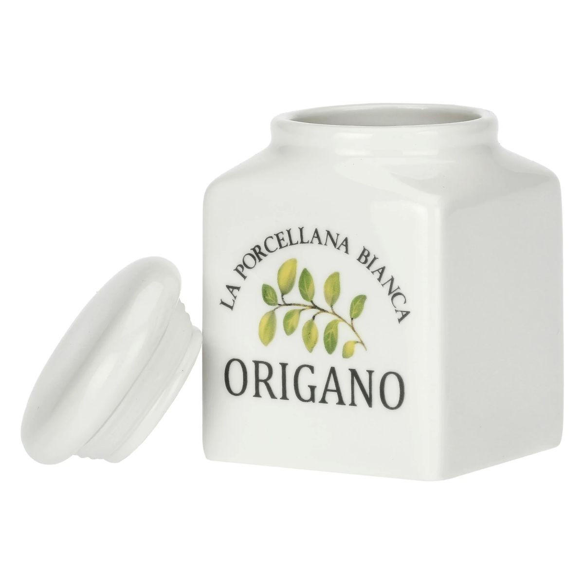 VORRATSDOSE Origano 0,175 l - Multicolor, Keramik (7/6.5/10cm) - La Porcellana Bianca