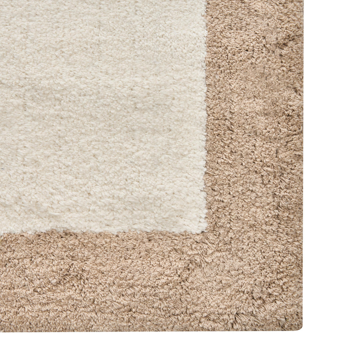 KOUPELNOVÁ PŘEDLOŽKA Hnědá/Béžová 60/90 cm Bavlna Kabri - hnědá/béžová, textil (60/90cm) - Beliani