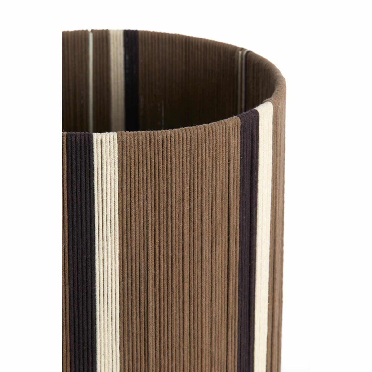 LAMPENSCHIRM Medan Braun 30/30/40 cm - Braun, Textil (30/30/40cm) - Light & Living