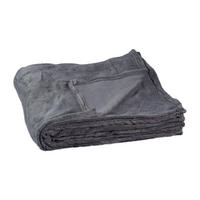 KUSCHELDECKE - Grau, Textil (200/220cm) - Relaxdays