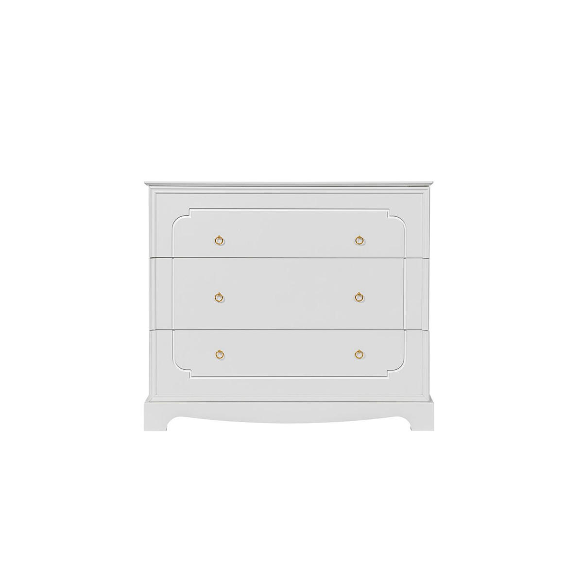 DĚTSKÁ KOMODA Royal Bílá - bílá, kompozitní dřevo (103/90/50cm) - Petits-meubles