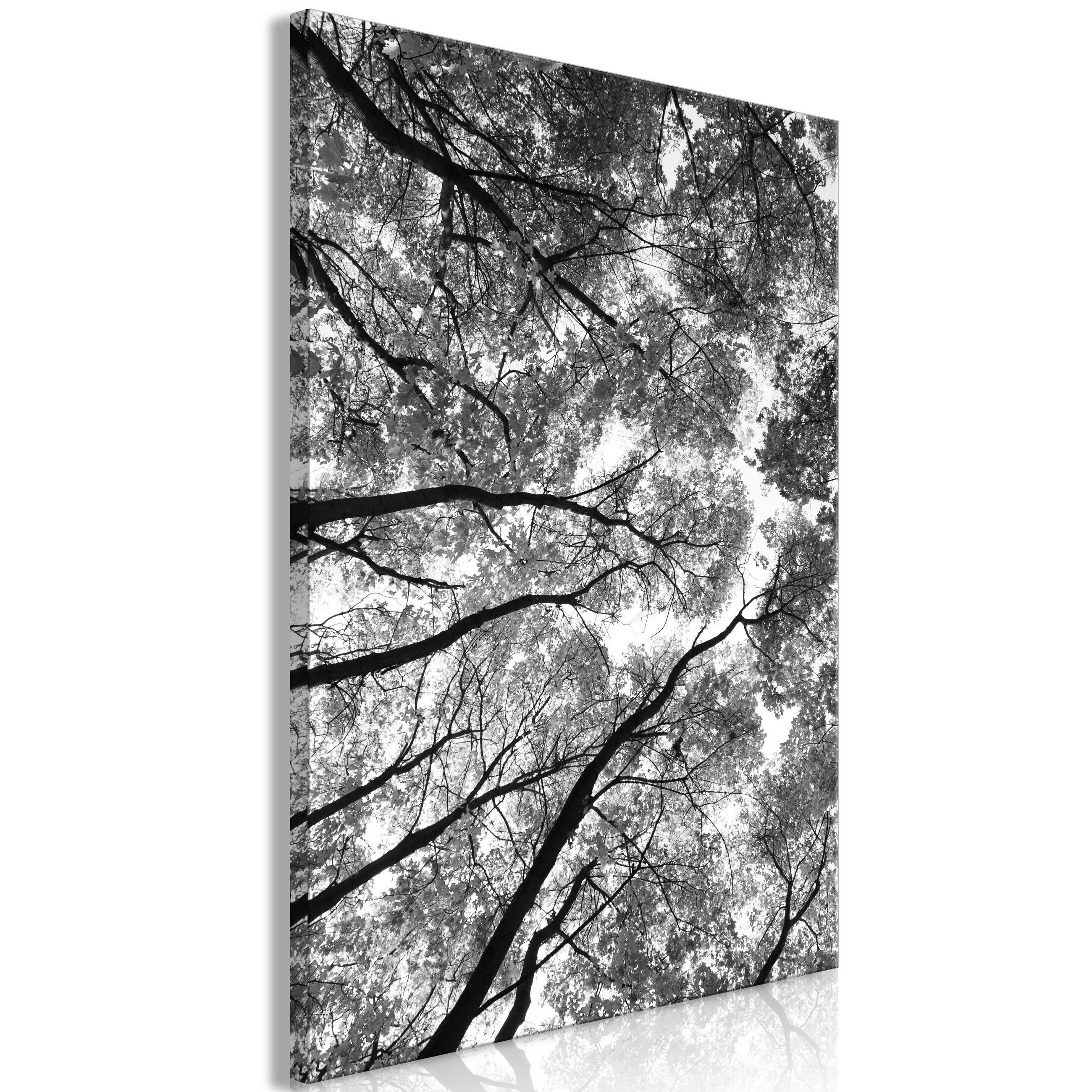 KUNSTDRUCK Schwarz-Weiß 40/60 cm - Schwarz, Textil (40/60cm) - KUNSTLOFT