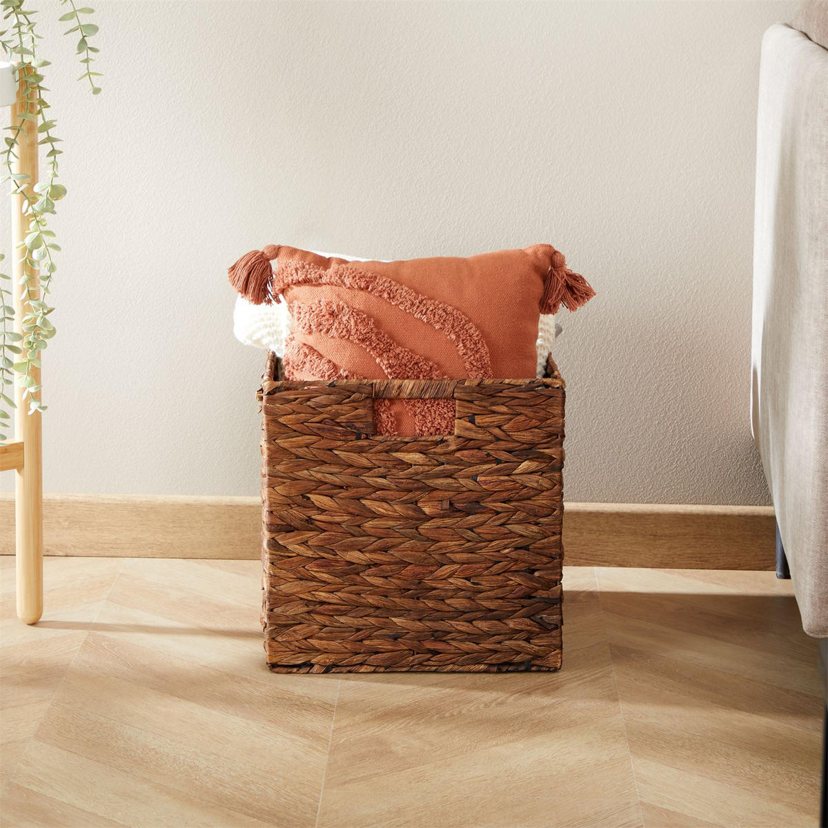 KORB CAO 2ER-SET - Braun, Naturmaterialien (32/32/32cm) - CARO-Möbel
