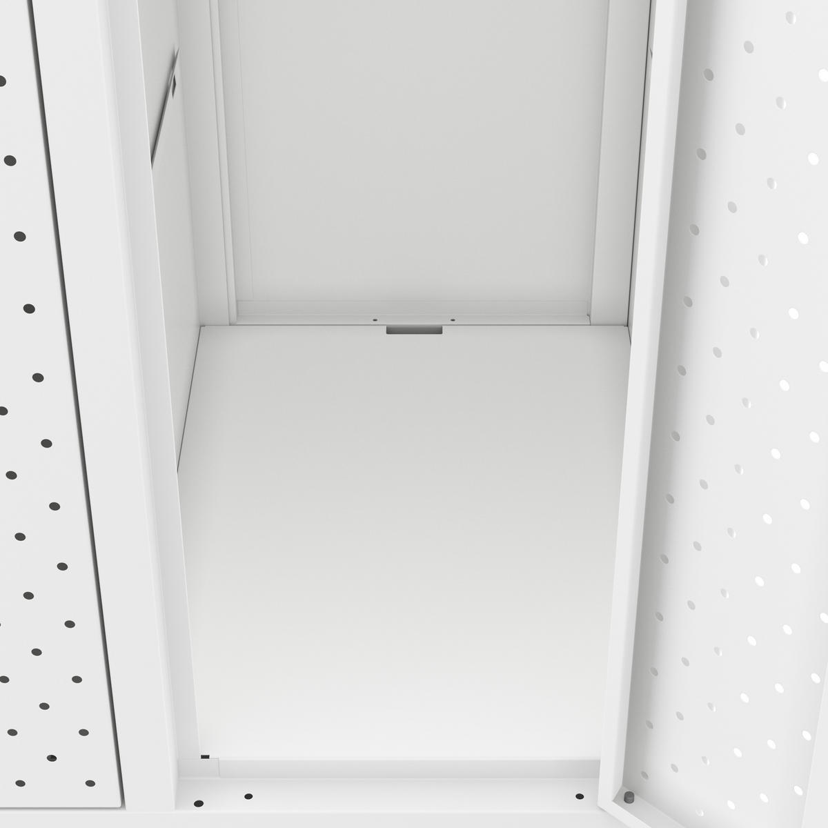 ARBEITSSCHUTZ-KLEIDERSCHRANK BARTEK PRO 172x136x45 cm - Weiß, Metall (136/172/45cm) - Jan Nowak