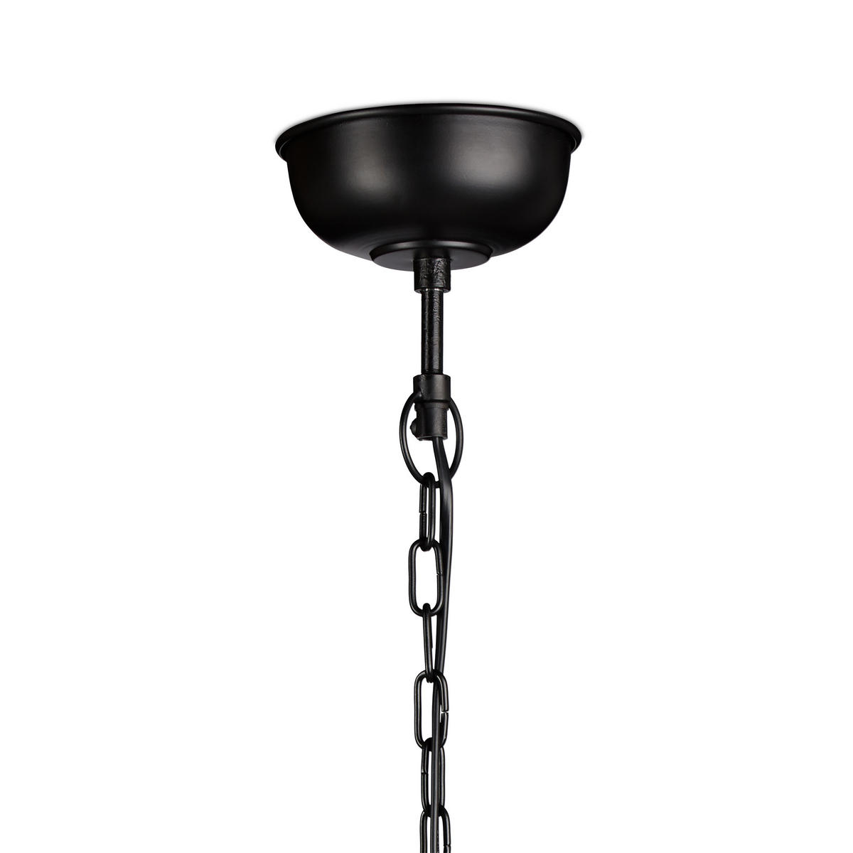 HÄNGELAMPE - Schwarz, Metall (21/21/145cm) - Relaxdays