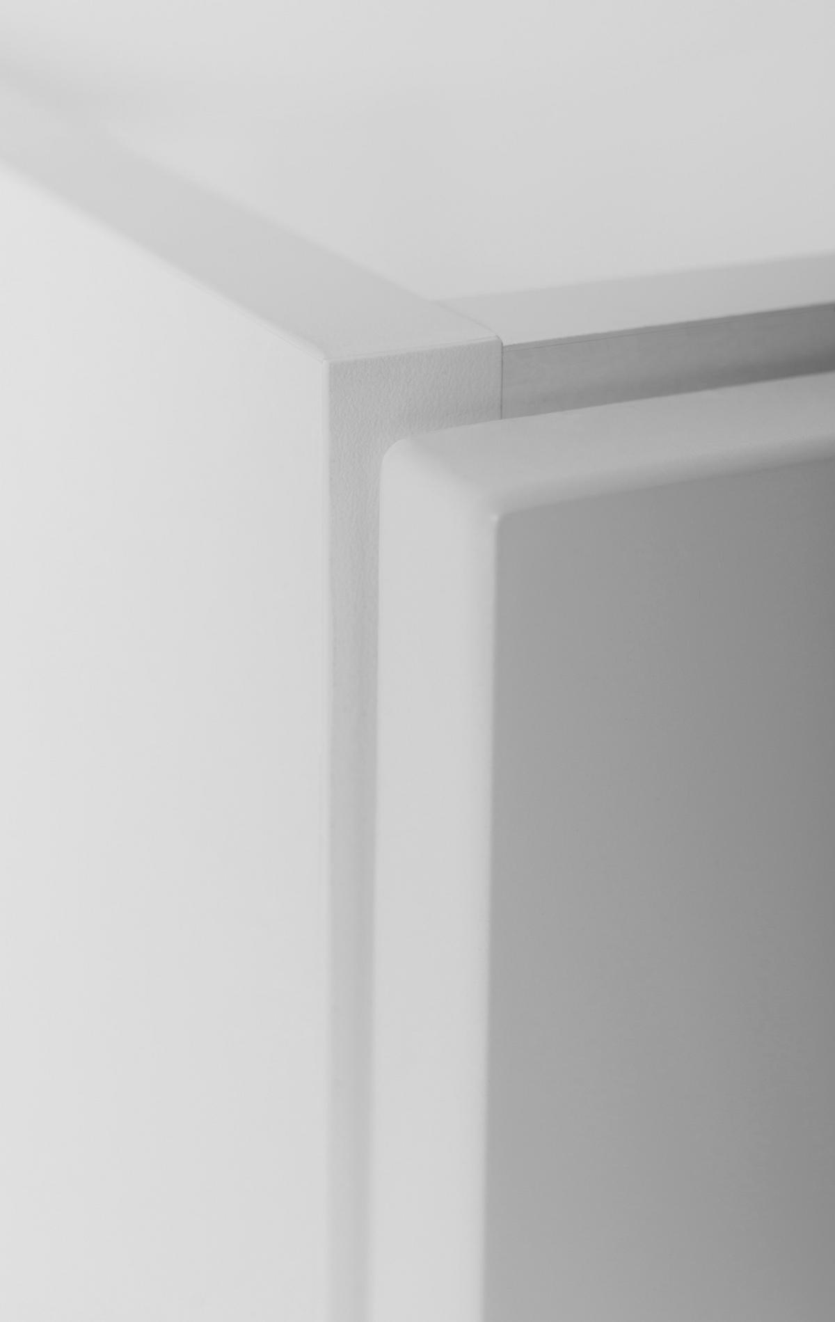 BADEZIMMERSCHRANK: weiß, 60 x 57 x 46 cm - Weiß, Holzwerkstoff (60/57/46cm) - 3XE LIVING