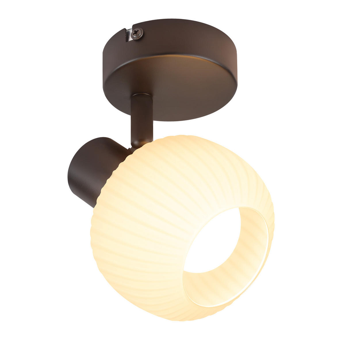 DECKENSTRAHLER Leuchtar 10/13/12.5 cm - Schwarz, Metall (12.5/10/13cm) - ZMH