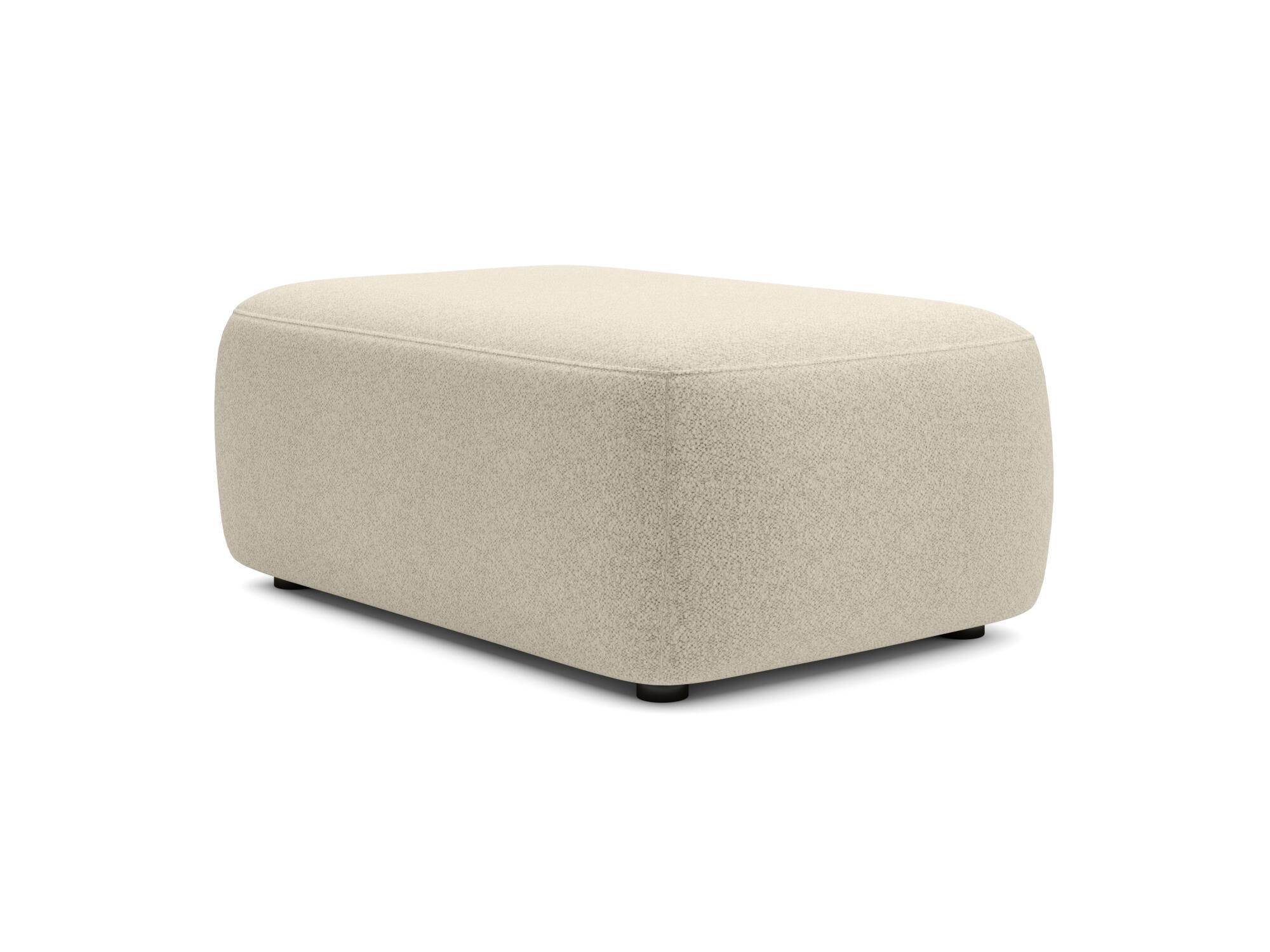 SITZPOUF BOULI Beige 100x68x42 cm - Beige, Textil (100/42/68cm) - FURNLUX
