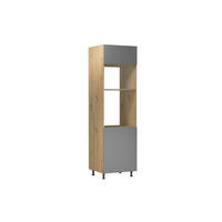 MIKROWELLENUMBAUSCHRANK 60 cm – Nexa D60PM – Beige - Beige, Holzwerkstoff (60/212/58cm) - ROYAL24_MARKT