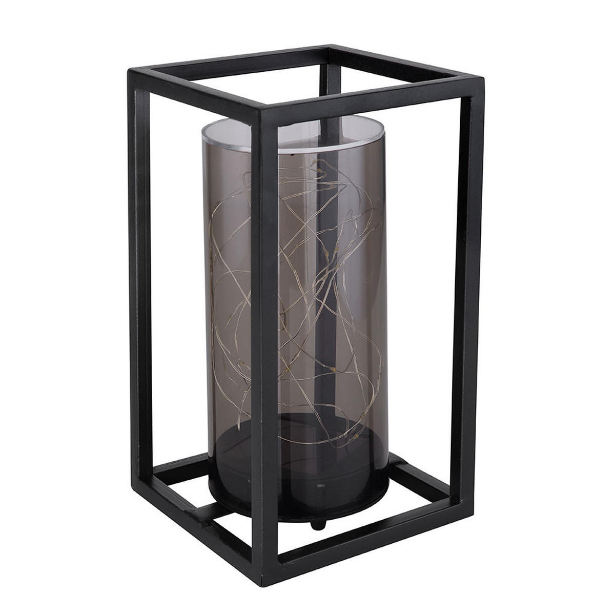 LED AUSSENLEUCHTE Metall Schwarz - Schwarz, Metall (14/14/25cm) - Globo Lighting