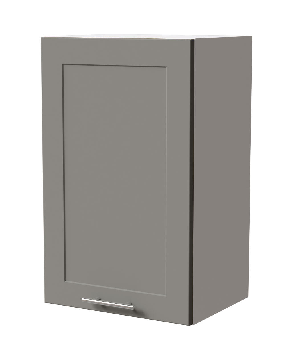 Feldmann-Wohnen Hängeschrank Grau, Weiß 45x72x32.5 cm
