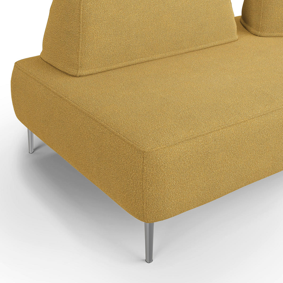 LINEARSOFA Newton - Gelb, Textil (212/42/115cm) - Divani.store