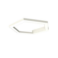 LED-DECKENLEUCHTE - Weiß Hochglanz, Metall (1.6/40/3cm) - Lumicom