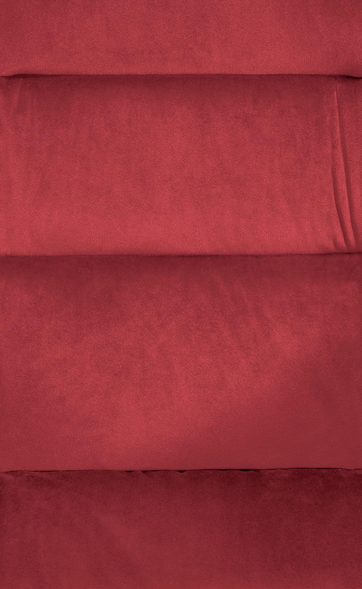 ARMLEHNENSTUHL Samt bordeauxrot - Bordeaux/Schwarz, Textil/Metall (57/90/63cm) - CLP