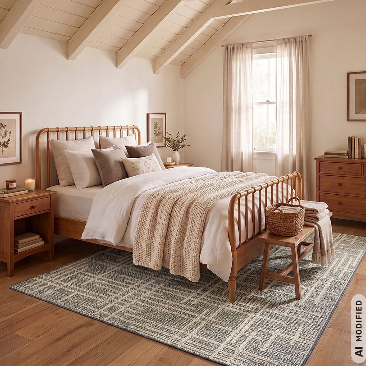 TEPPICH In-& Outdoor Abstrakt 80x150cm Mazovia Cangas Capa Beige Anthrazit Balkon Modern Pflegeleicht Tierfreundlich - Anthrazit, Textil (80/150cm) - Mazovia