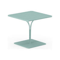 GARTENTISCH - L. 80 cm - Metall - Mandelgrün - MIRMANDE von MYLIA - Grün, Metall (80/80/75cm) - Vente-Unique