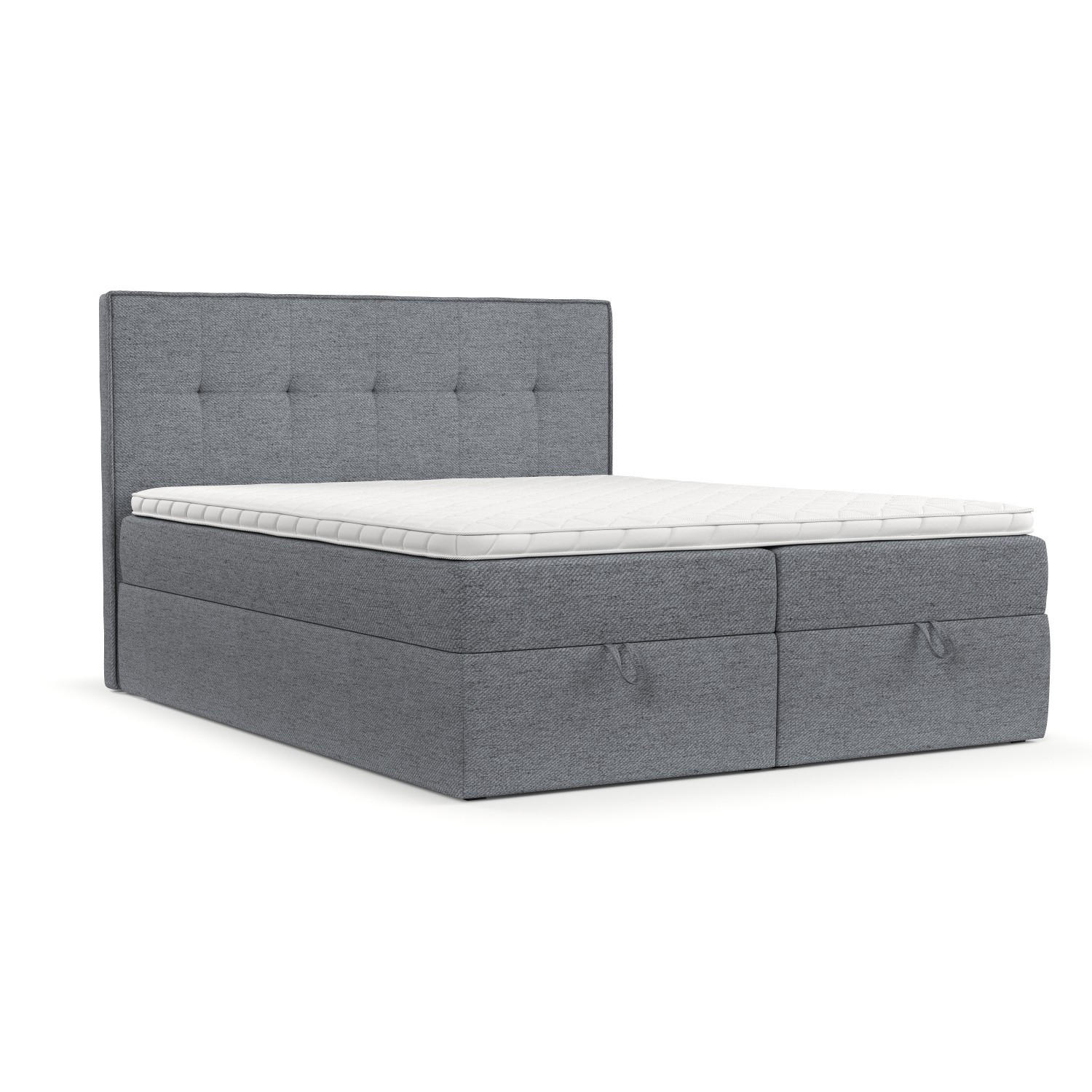 AltaBeds POSTEL BOXSPRING TIVRA 160/200 Šedá