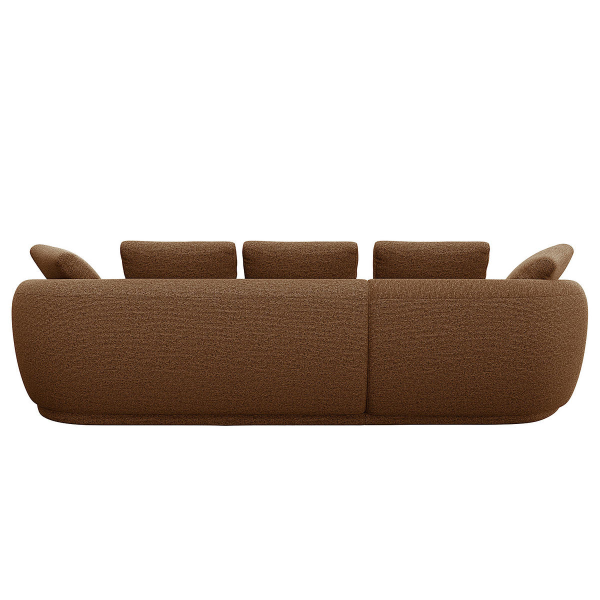 ECKSOFA mit Longchair - Beige/Schwarz, Kunststoff/Textil (276/146cm) - home24