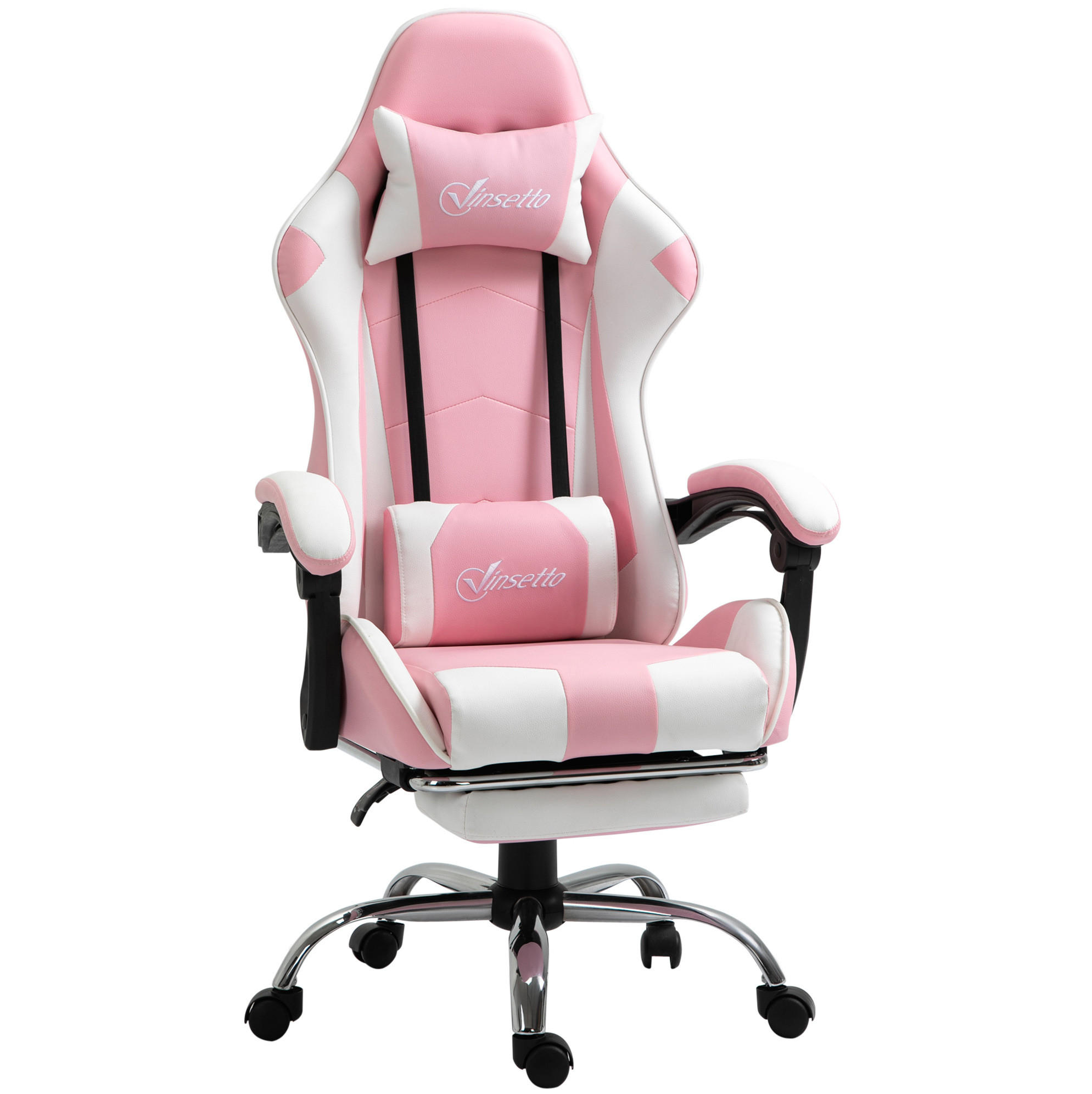 GAMINGSTUHL 64/119-127/67 cm Pink aus Schaumstoff höhenverstellbar - Pink, Kunststoff (67/127/64cm) - OKMYHOME