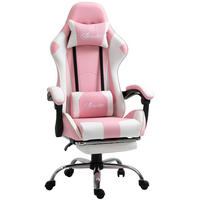 GAMINGSTUHL 64/119-127/67 cm Pink aus Schaumstoff höhenverstellbar - Pink, Kunststoff (67/127/64cm) - OKMYHOME