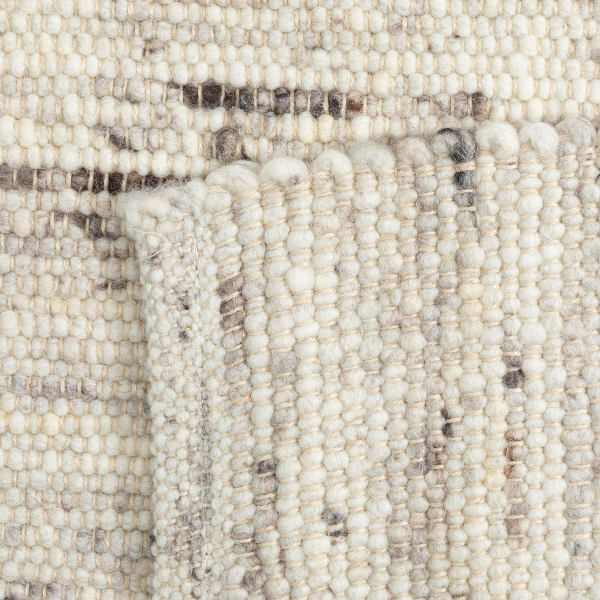 HANDWEBETEPPICH 70/130 cm Athen - Beige, Naturmaterialien (70/130cm) - Steffensmeier