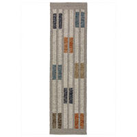 WOLLTEPPICH ALDER, geometrisch, Bunt, 80 x 300 cm - Multicolor, Textil (80/300cm) - KADIMA DESIGN