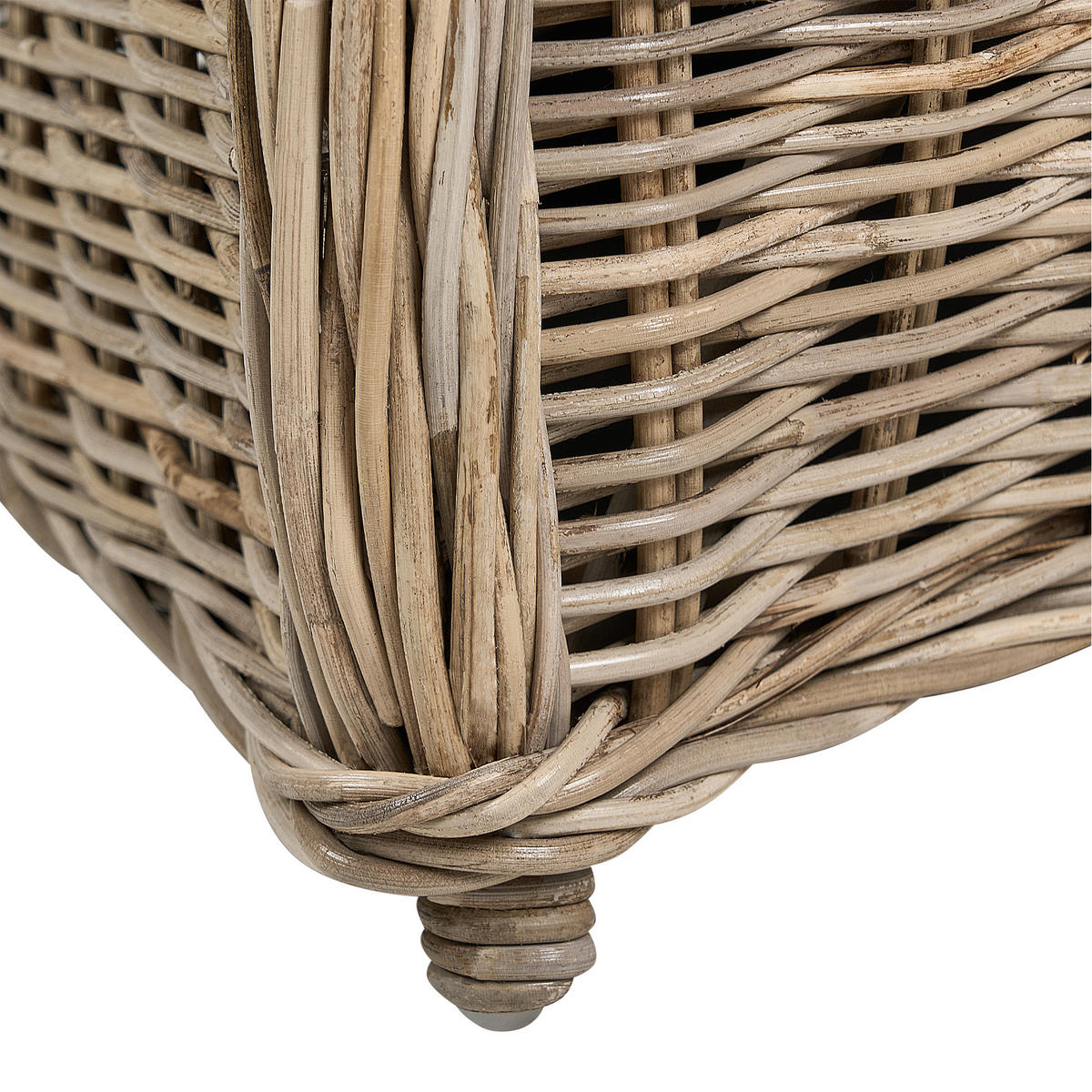 GARTEN SESSEL Beige Susua II - Beige/Naturfarben, Naturmaterialen (56/87/68cm) - Beliani