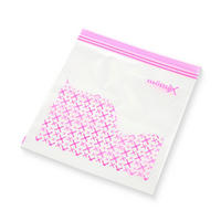 FRISCHHALTEBEUTEL Michi Klar/Pink ca. 2,5 l, 25 Stk. - Pink, Kunststoff (24/1/24.2cm) - Mömax