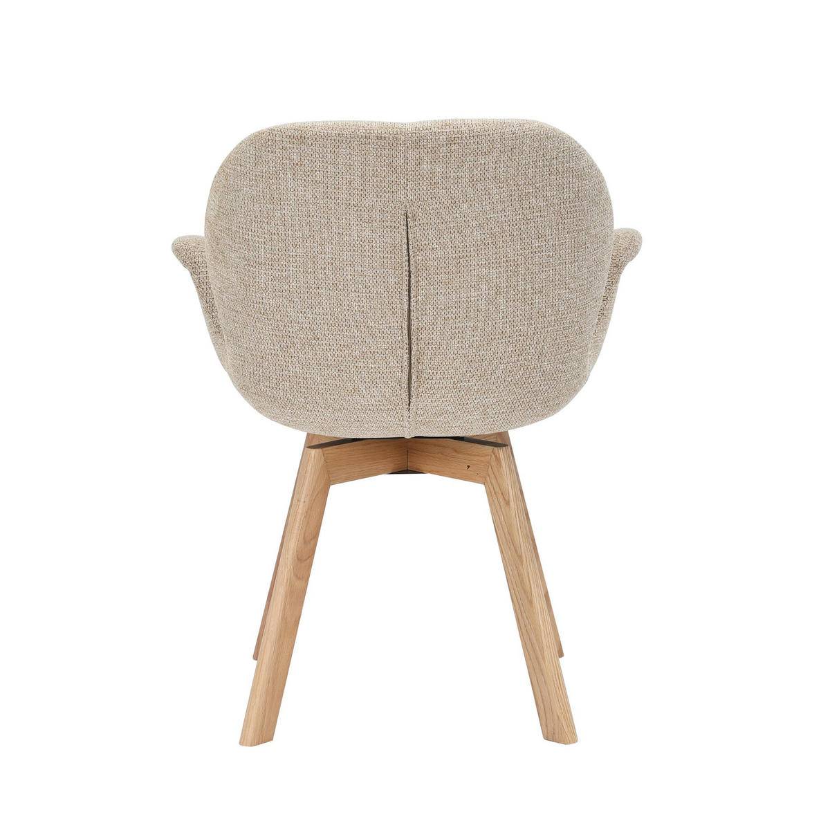 ESSZIMMERSTUHL Jesse Braun 61/59/85 cm 2-er Set - Braun, Textil (59/85/61cm) - Starfurn
