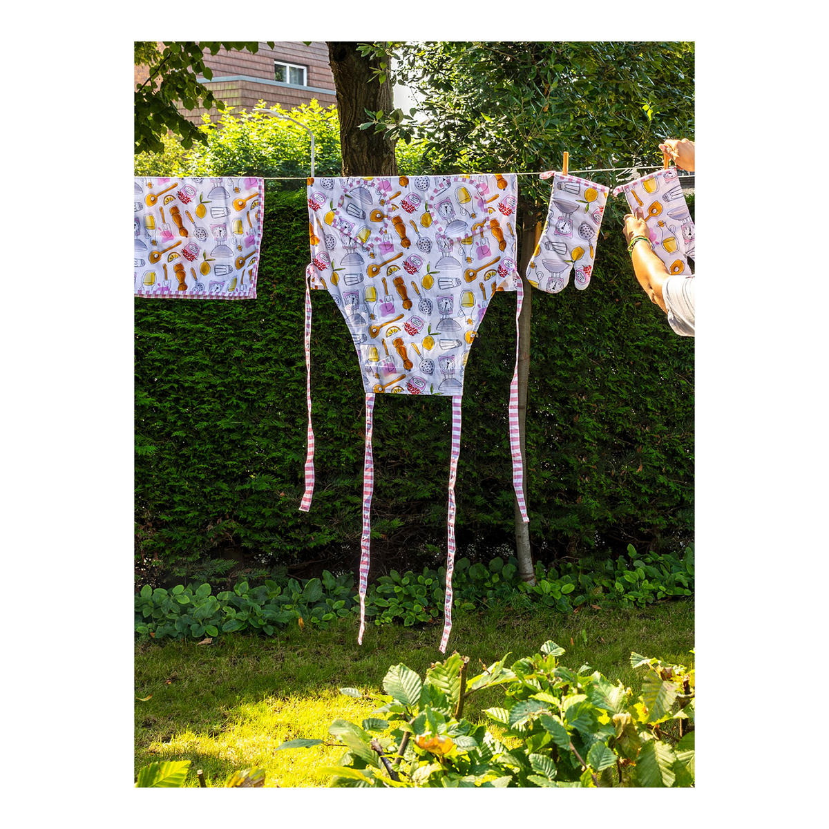 GESCHIRRTUCH Küche in Bunt - 50 x 70cm - Multicolor, Papier (0.2/5cm) - Blond Amsterdam
