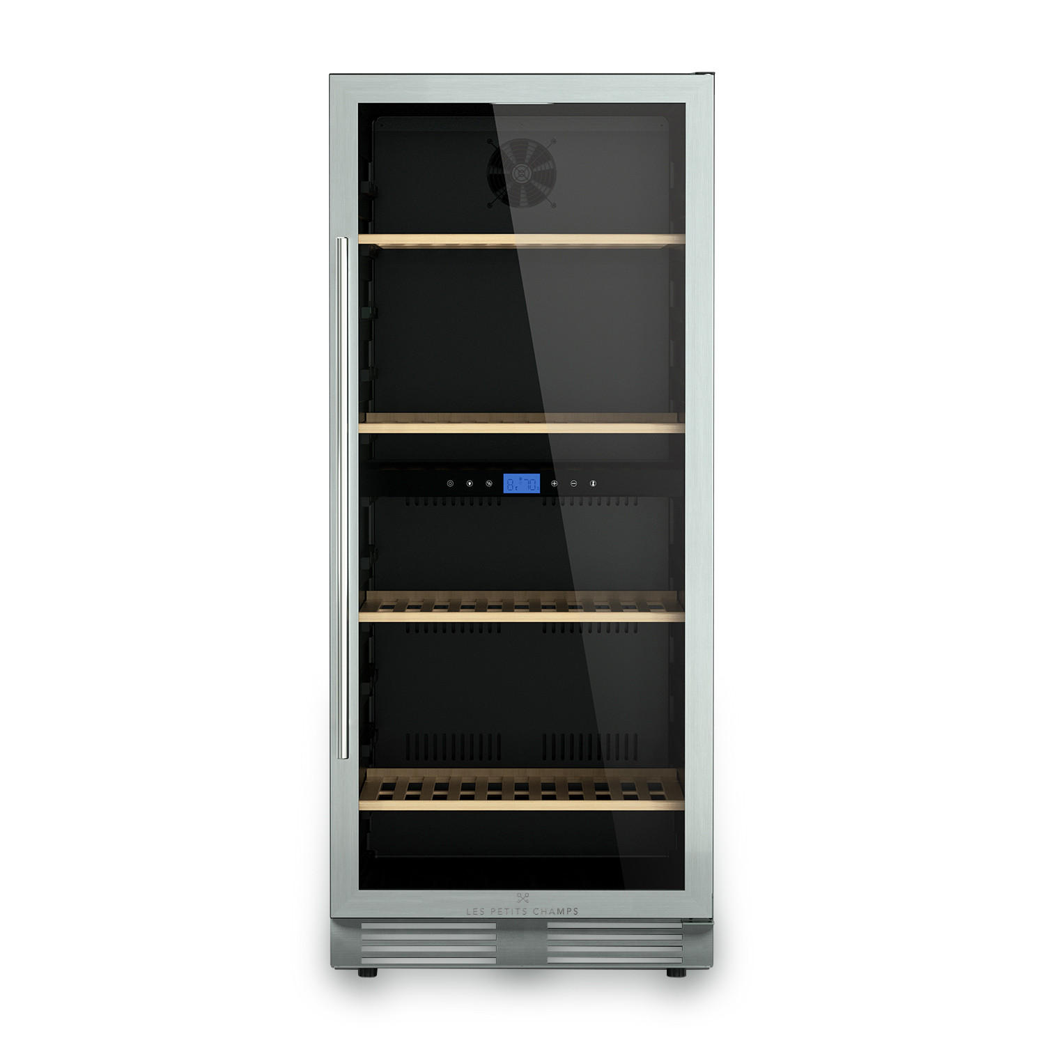 Les Petits Champs Weinkühlschrank Schwarz 59.5x140x69.5 cm